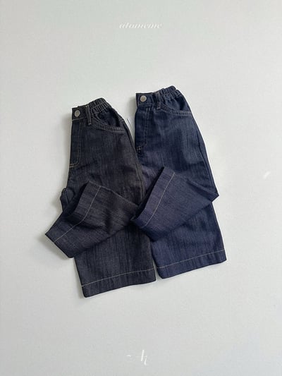夏季直筒單寧褲3