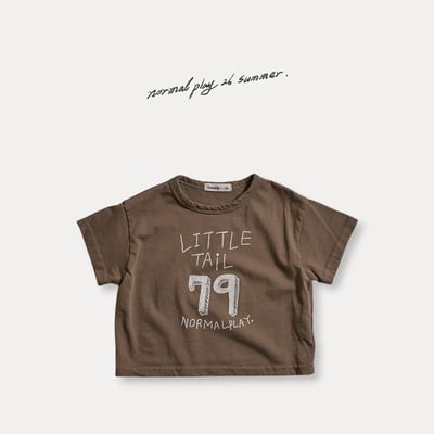 手繪數字上衣(2color)3