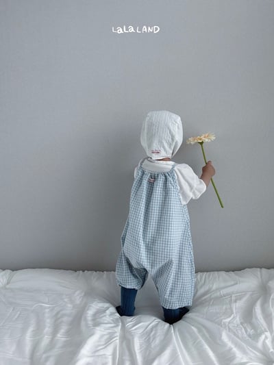 格紋細肩連身衣(2color)11