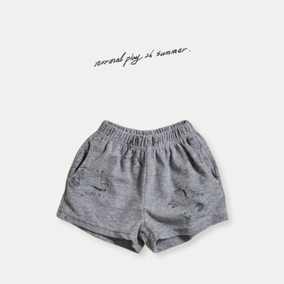 手繪小馬口袋褲(2color)4