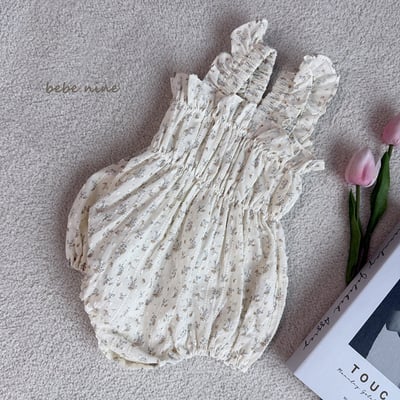 小碎花包屁衣*現貨12m12