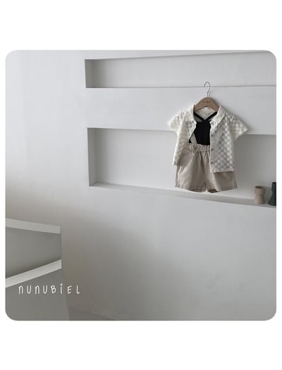 棋盤格紋襯衫(baby/kids)1