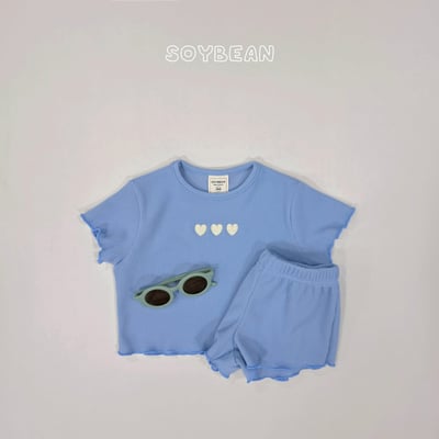 刺繡愛心木耳捲邊套裝9