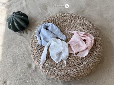 刺繡小雛菊蕾絲壓紋包屁衣+頭巾set13