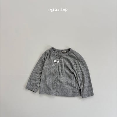 紋理排釦開襟(2color/kids)10