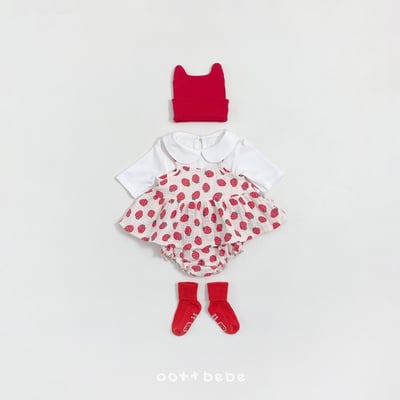 透氣涼爽傘襬背心+木耳捲邊麵包褲set(baby)5