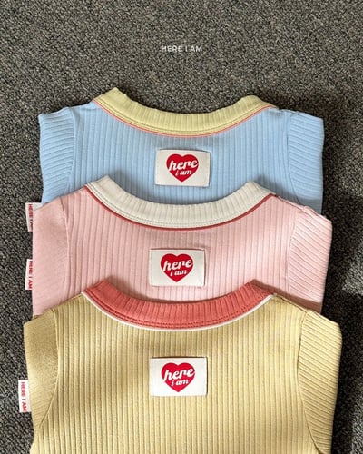 撞色滾邊居家套裝(baby/kids)7