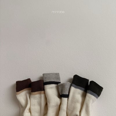 撞色拼接帥帥襪(3入/組)1