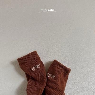 刺繡愛心襪(4入/組)10