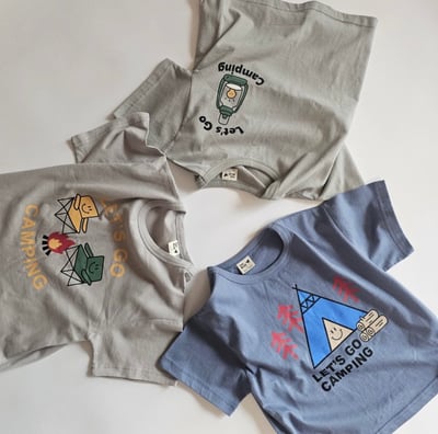 童趣露營上衣(3color)3