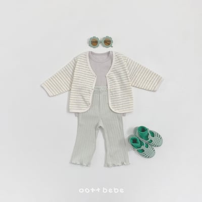 小刺繡木耳捲邊褲5