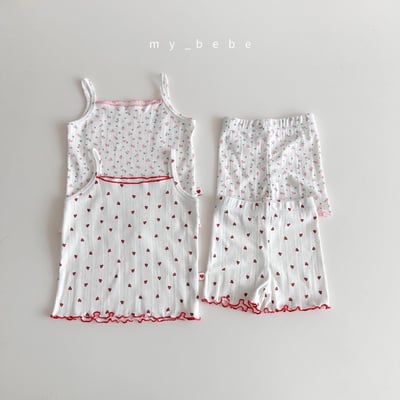 木耳捲邊壓紋背心套裝4