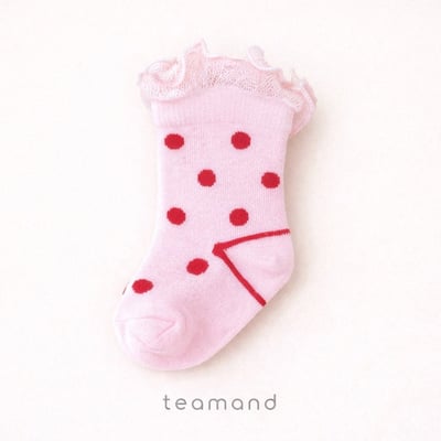 捲邊點點襪(2入/組)2