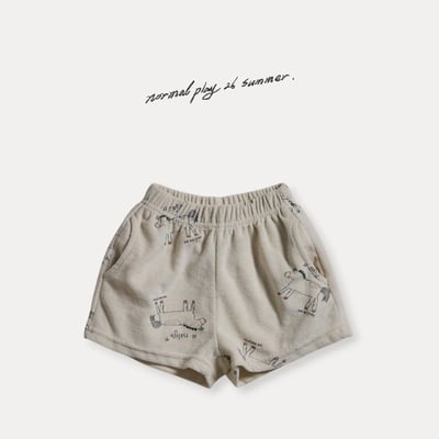 手繪小馬口袋褲(2color)3