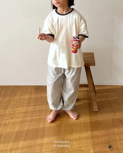 MIMI1+1夏日橫紋防曬防紋褲6