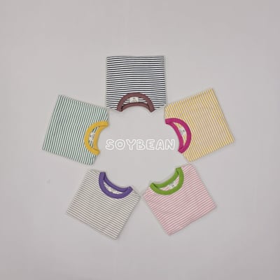 撞色條紋上衣13