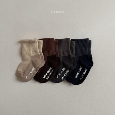 腳底不怕髒！拼接襪(4入/組)2