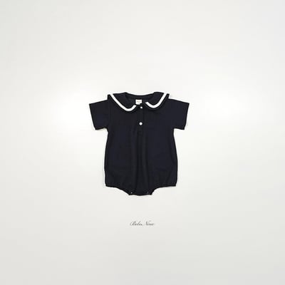 中性款 水手領包屁衣(2color)12
