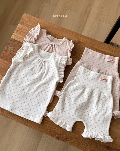 捲邊鬱金香+褲套裝(baby/kids)3