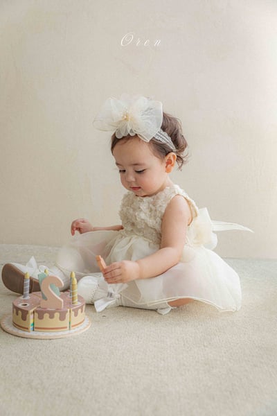 閃耀玫瑰ribbon包屁紗裙/洋裝7