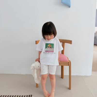 小花5分打底褲(2color)4