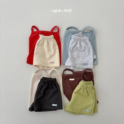 布標口袋鬆緊褲(5color/kids)10