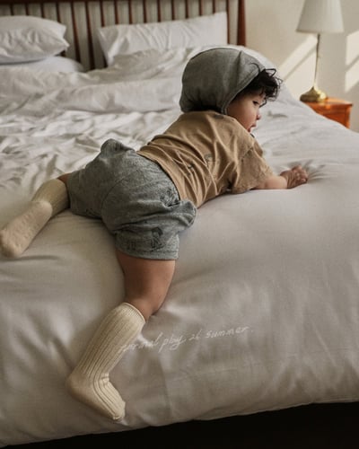 手繪小馬口袋褲(2color)9