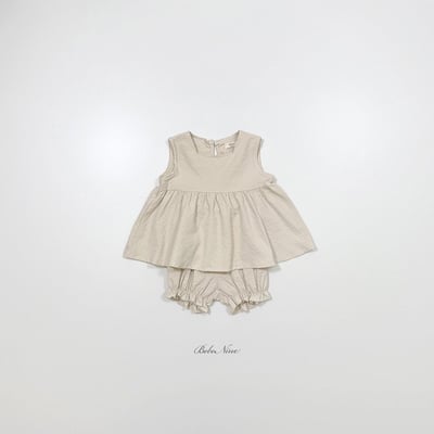 傘擺背心+花苞褲套裝(2color)11