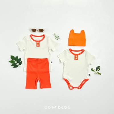 撞色滾邊包屁衣7