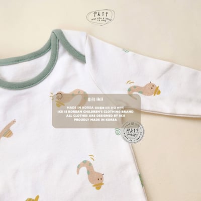 new！蛇帽寶寶包屁衣套組*現貨6m6