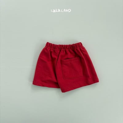 布標口袋鬆緊褲(5color/kids)7