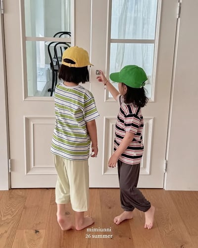 MIMI1+1夏季條紋tee4