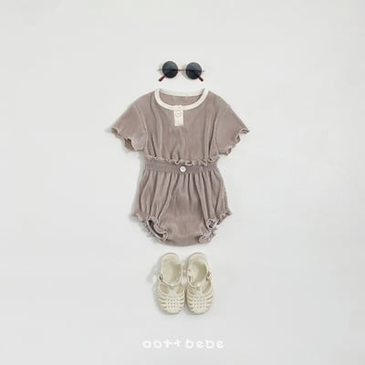 木耳捲邊抓皺套裝(baby)3