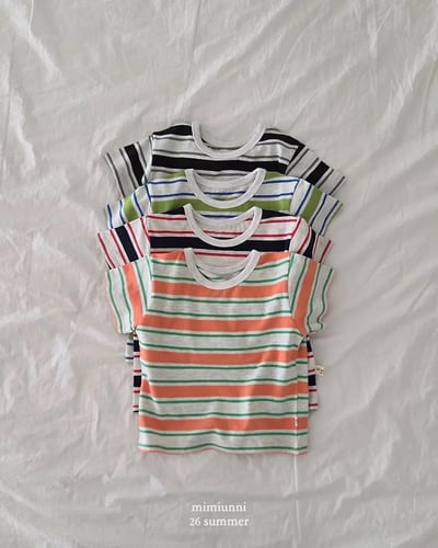 MIMI1+1夏季條紋tee15