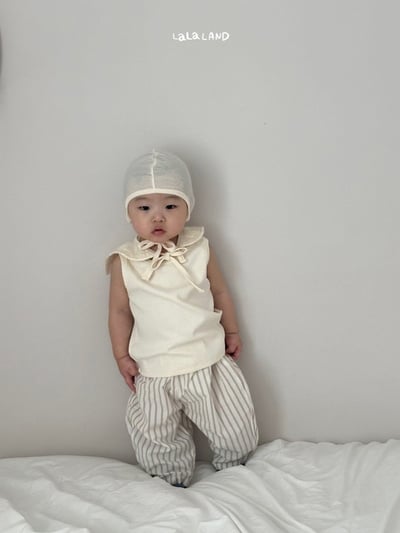 日雜條紋無領開襟/條紋褲(2color/baby)8