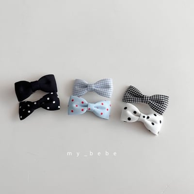 ribbon髮夾2入/組(3color)7