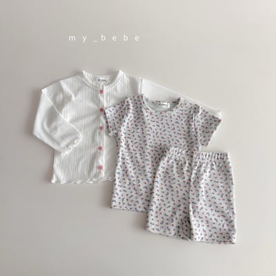 花花壓紋居家套裝(2color)11