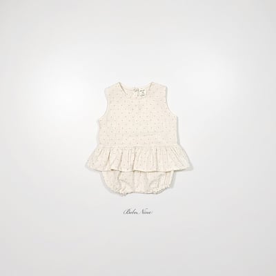 點點花瓣滾邊套裝(2color)13