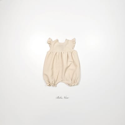 緞紗ribbon捲邊飛袖連身衣(2color)14