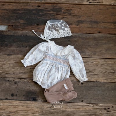 花花蕾絲綁帶帽7