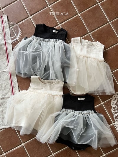 拼接紗裙背心包屁裙/洋裝10