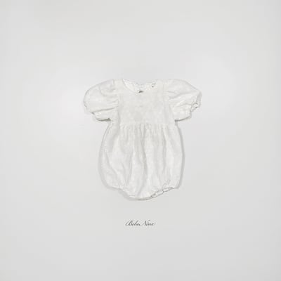 ribbon壓紋澎袖包屁衣(2color)16