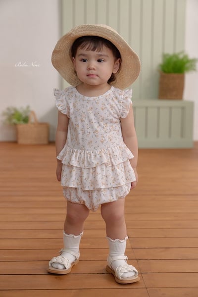 花花蛋糕裙擺套裝(2color)5