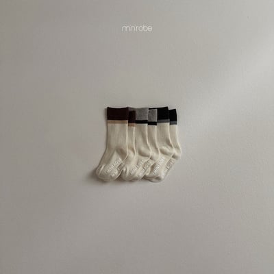 撞色拼接帥帥襪(3入/組)4