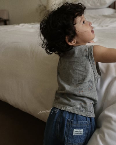 手繪小馬無袖上衣(2color)8