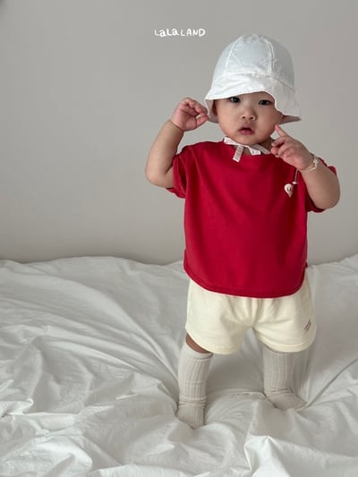 布標口袋鬆緊褲(4color/baby)2