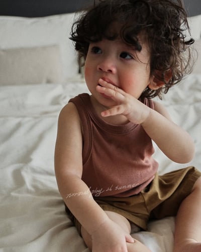 後口袋鬆緊4分褲(3color)15