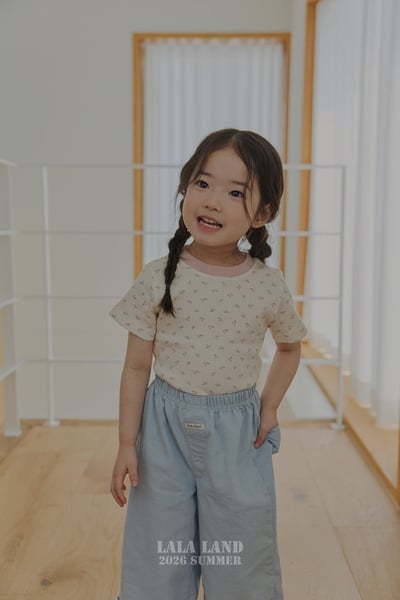 櫻桃紋理上衣(2color/kids)2