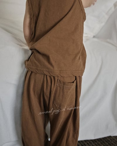 寬褲襠縮口褲(3color)12