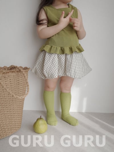 捲邊背心上衣(3color)12